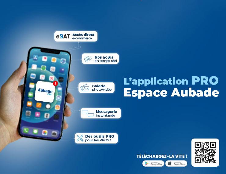 application espace aubade pro - pompac